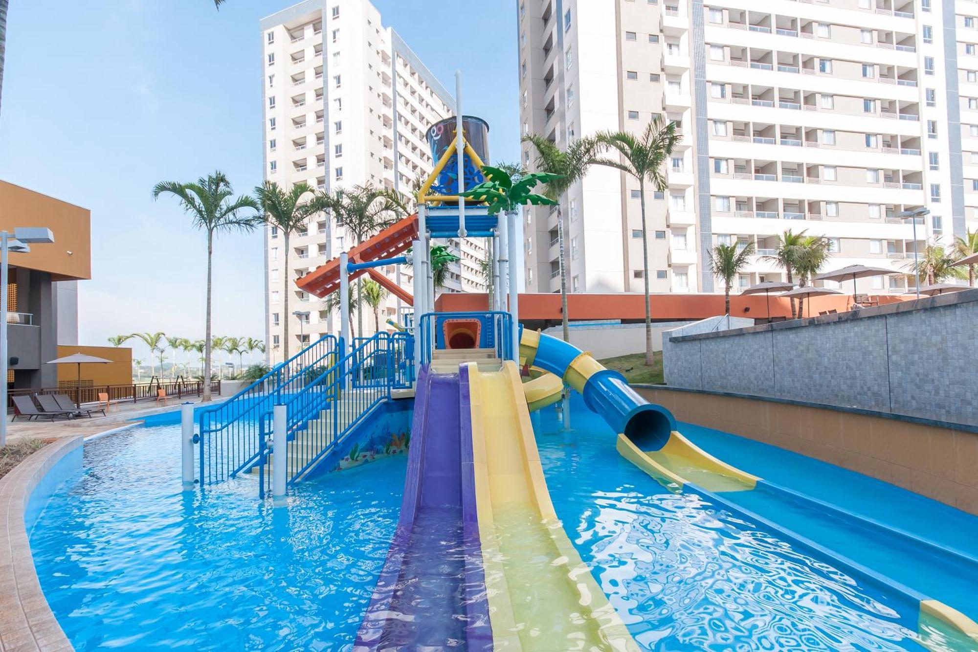 Apartamento Confortável com muita diversão em Olímpia Exterior foto